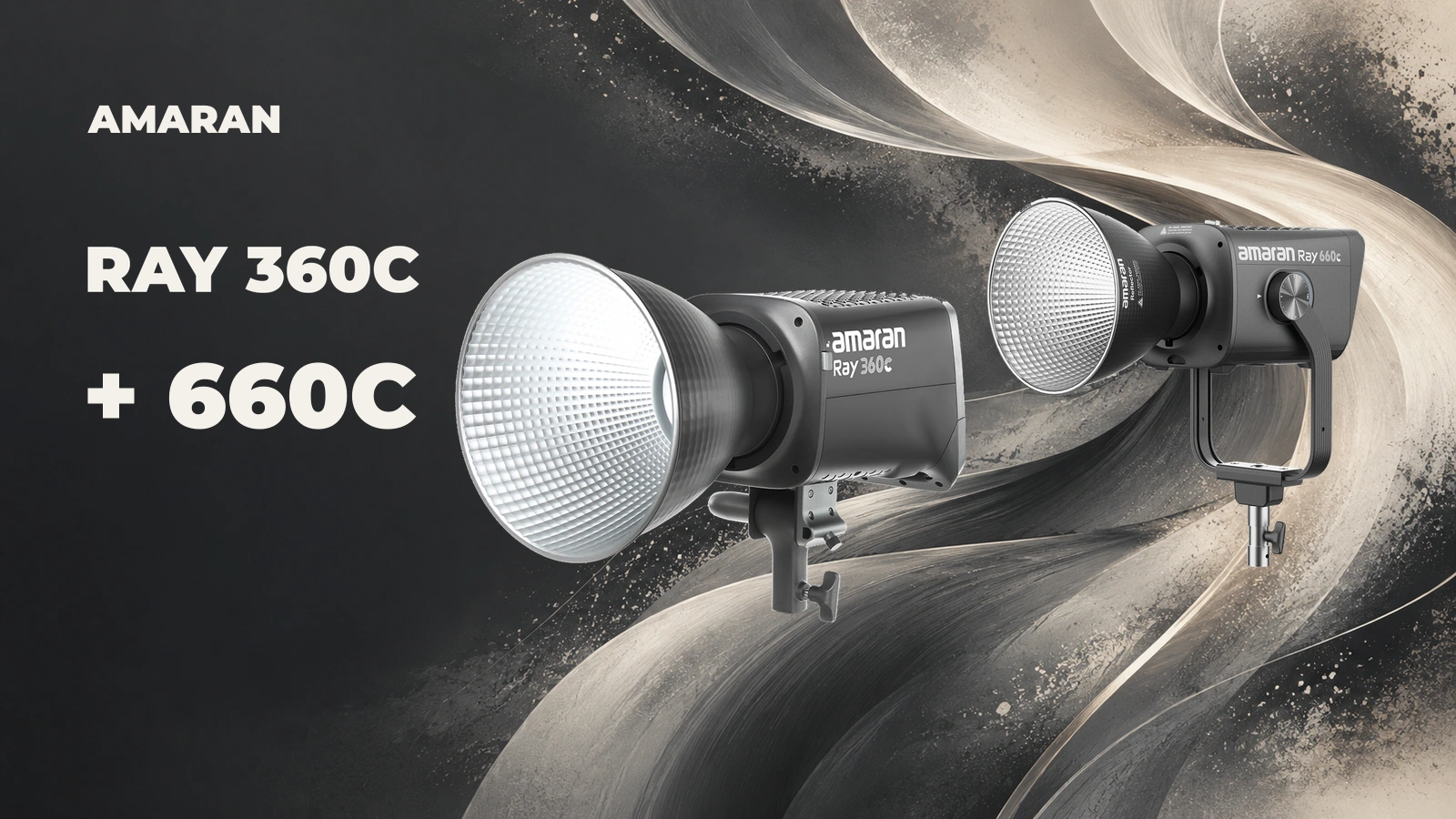 Amaran Ray 360c e 660c: potência, cor e escolha da luz para o set