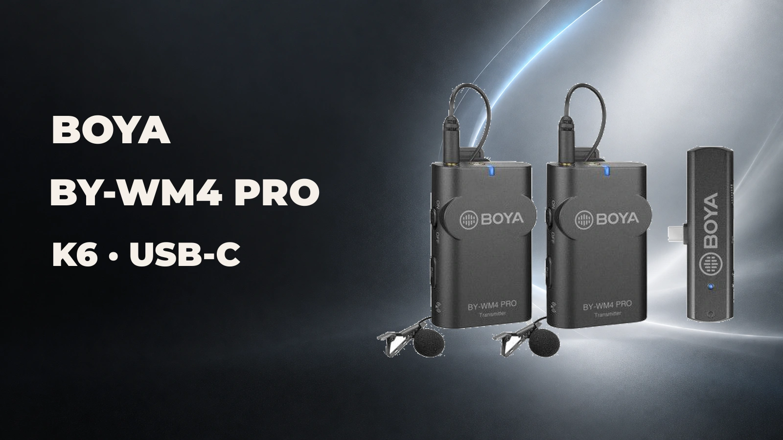Kit BOYA BY-WM4 PRO K6 USB-C