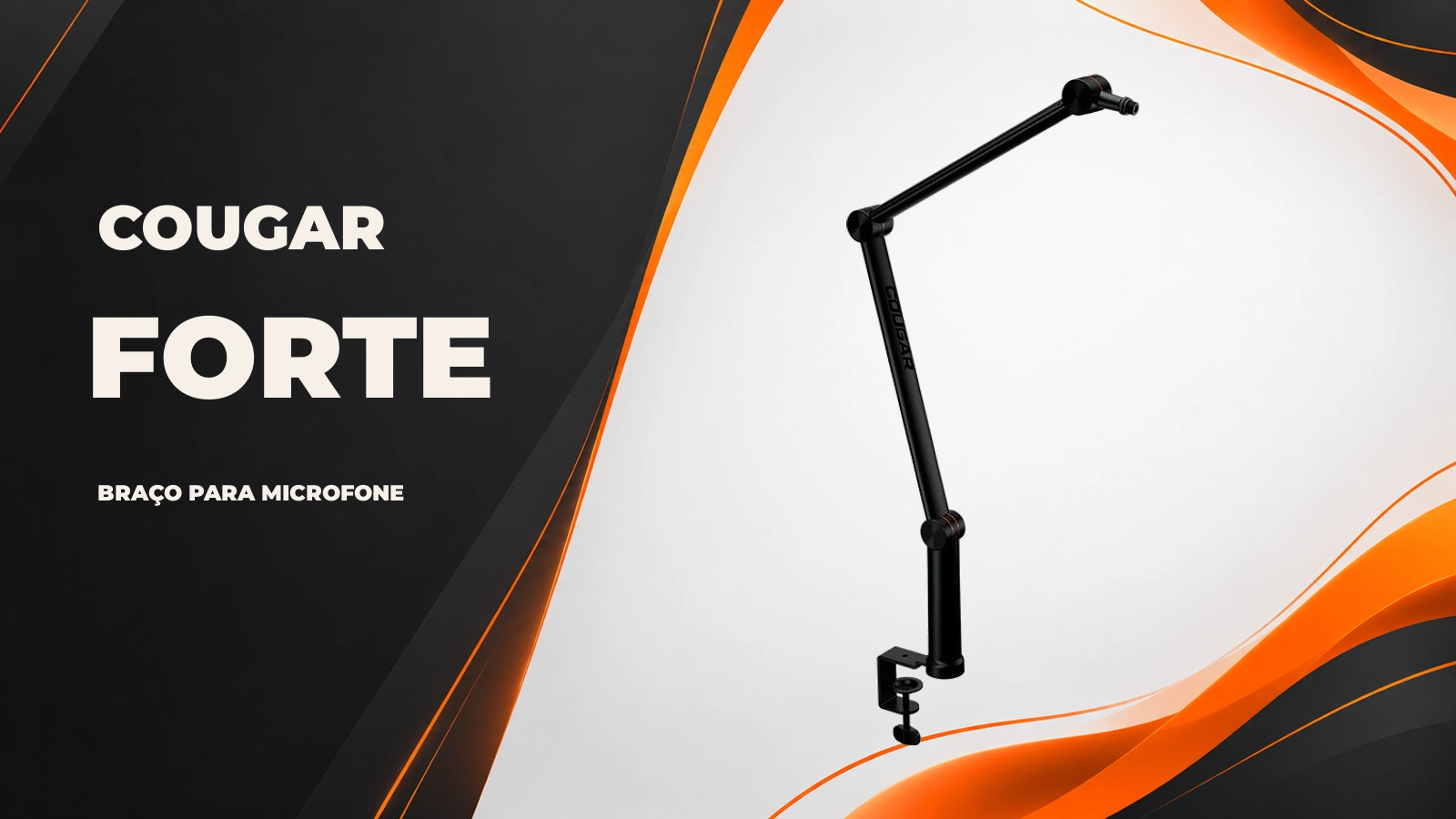 Braço Cougar FORTE para microfone
