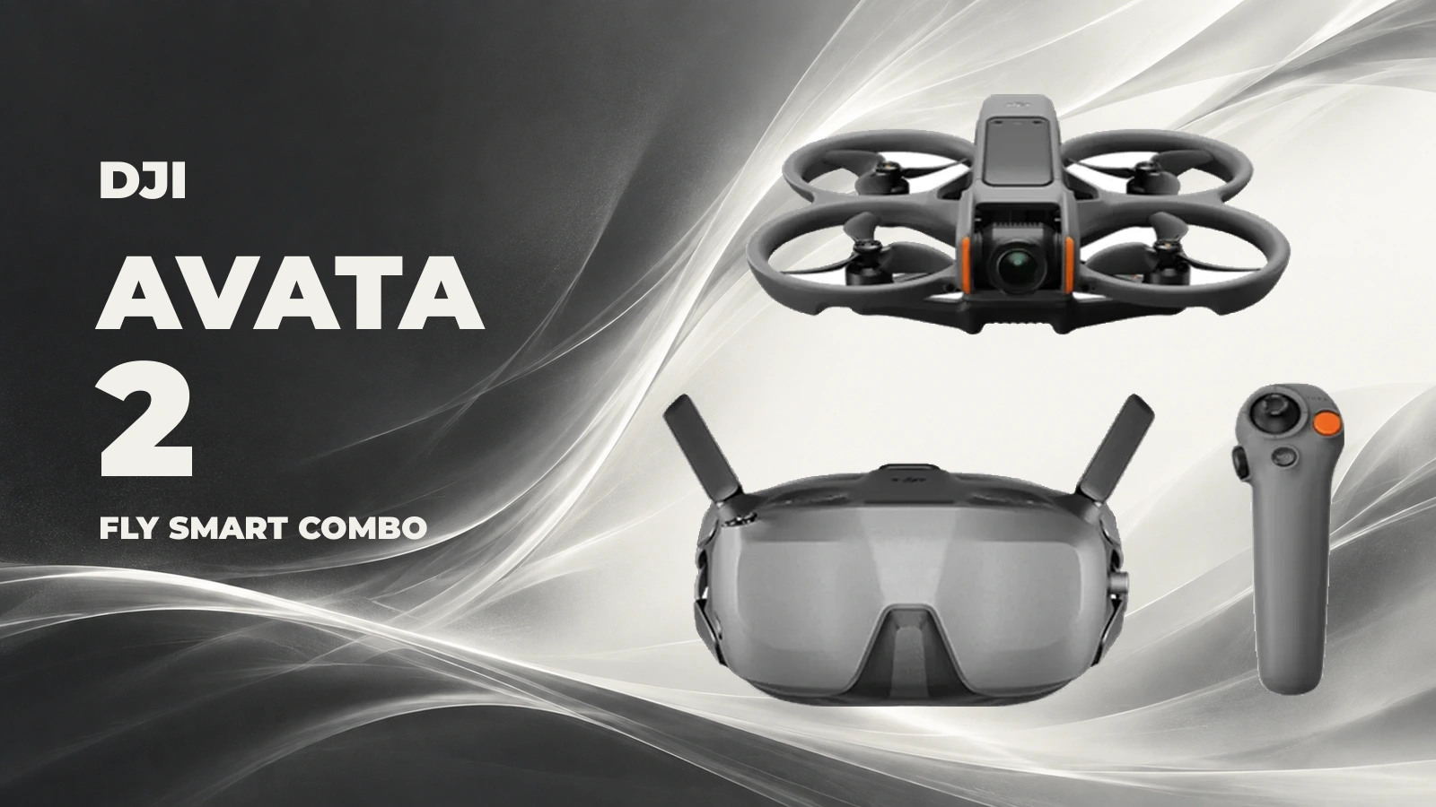 DJI Avata 2 Fly Smart Combo com Goggles N3 e RC Motion 3