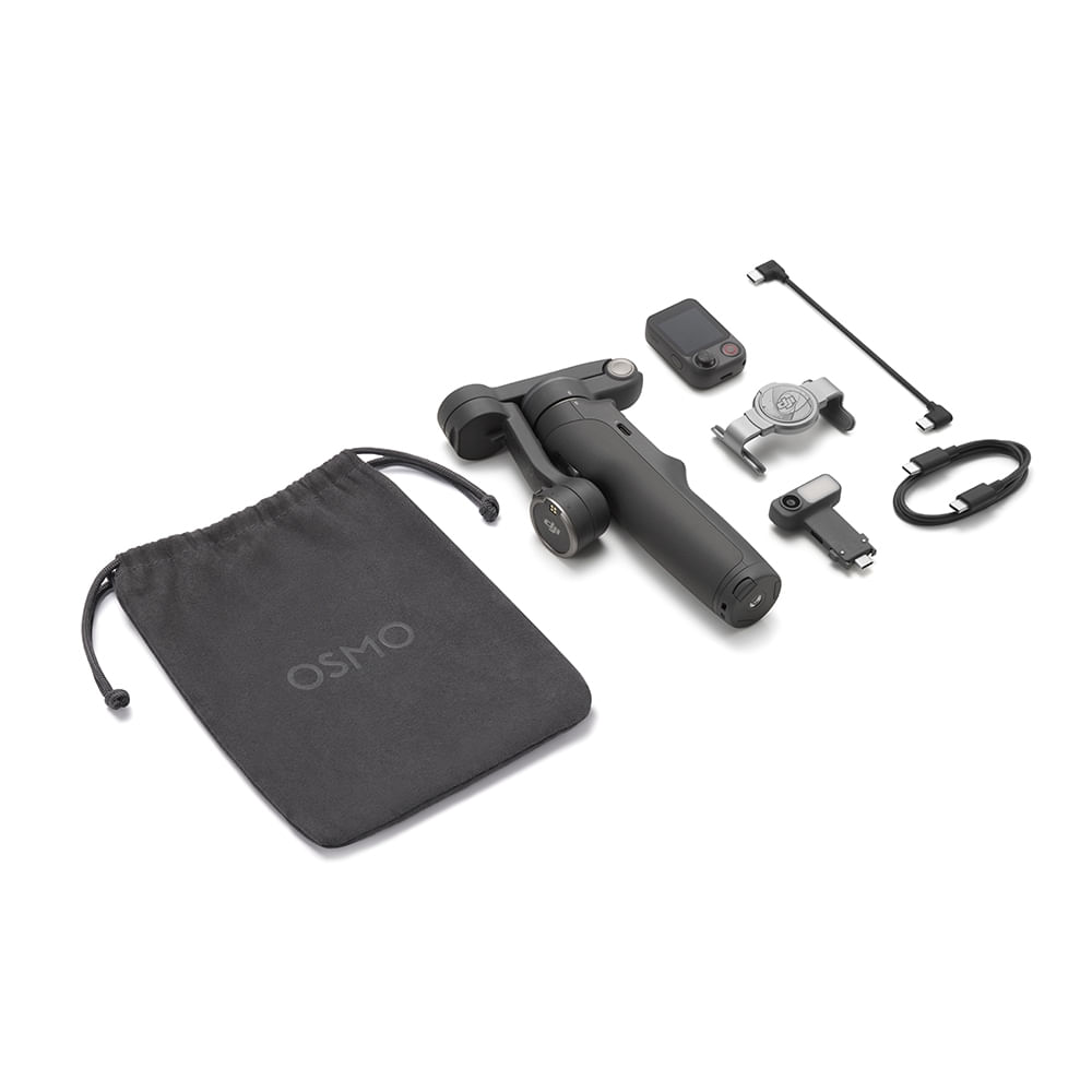 Detalhes do conjunto DJI Osmo Mobile 8P Advanced Tracking Combo