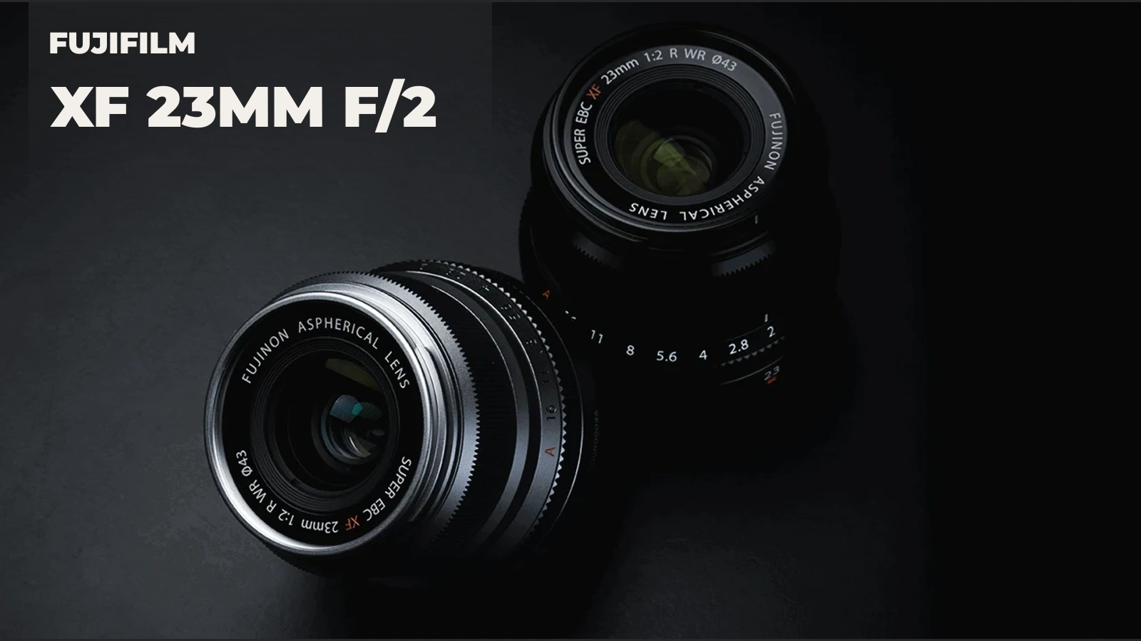 Fujinon XF23mmF2 R WR — Black