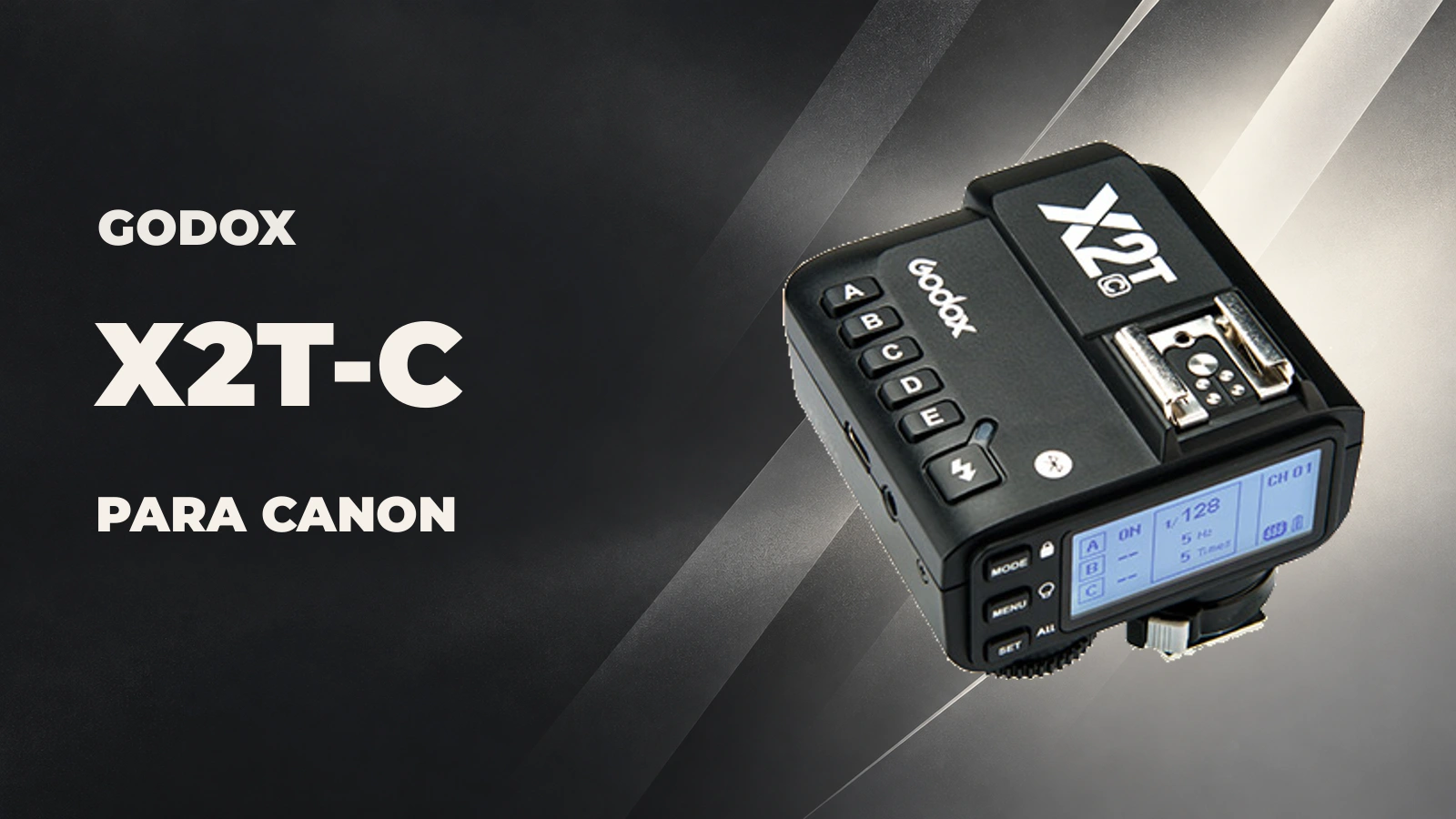 Transmissor de flash Godox X2T-C para Canon