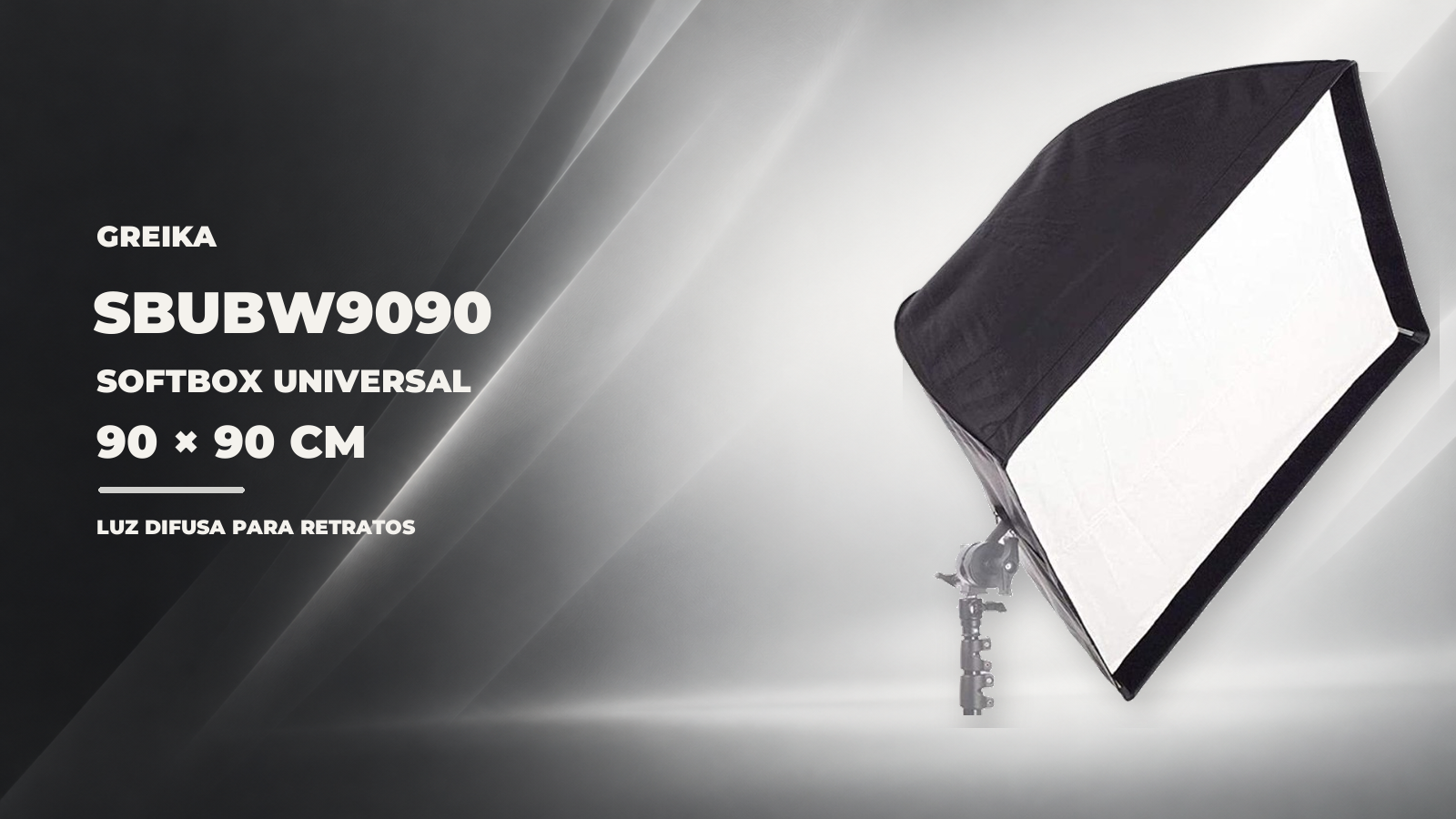 Greika SBUBW9090: softbox universal 90 por 90 cm