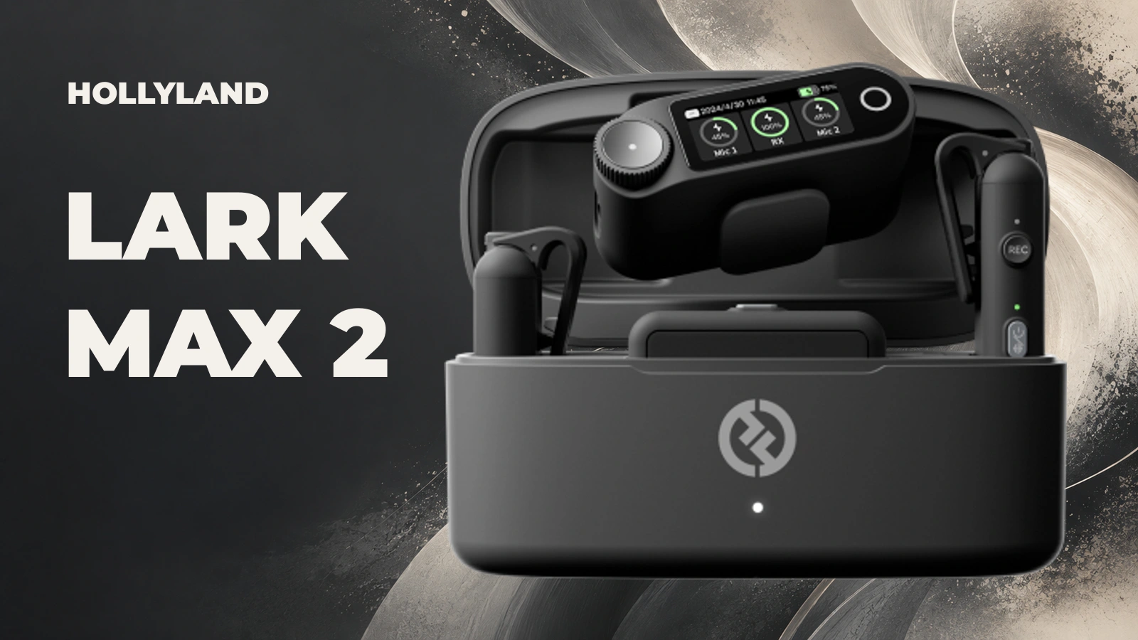 Hollyland LARK MAX 2 Combo Duo: dois microfones para entrevistas e vídeo