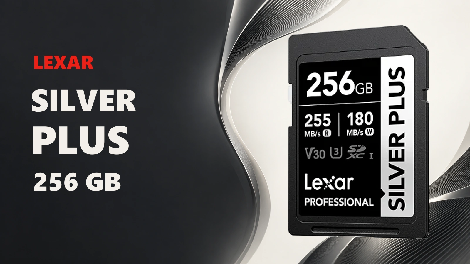 Lexar SILVER PLUS SDXC 256 GB 255/180 MB/s
