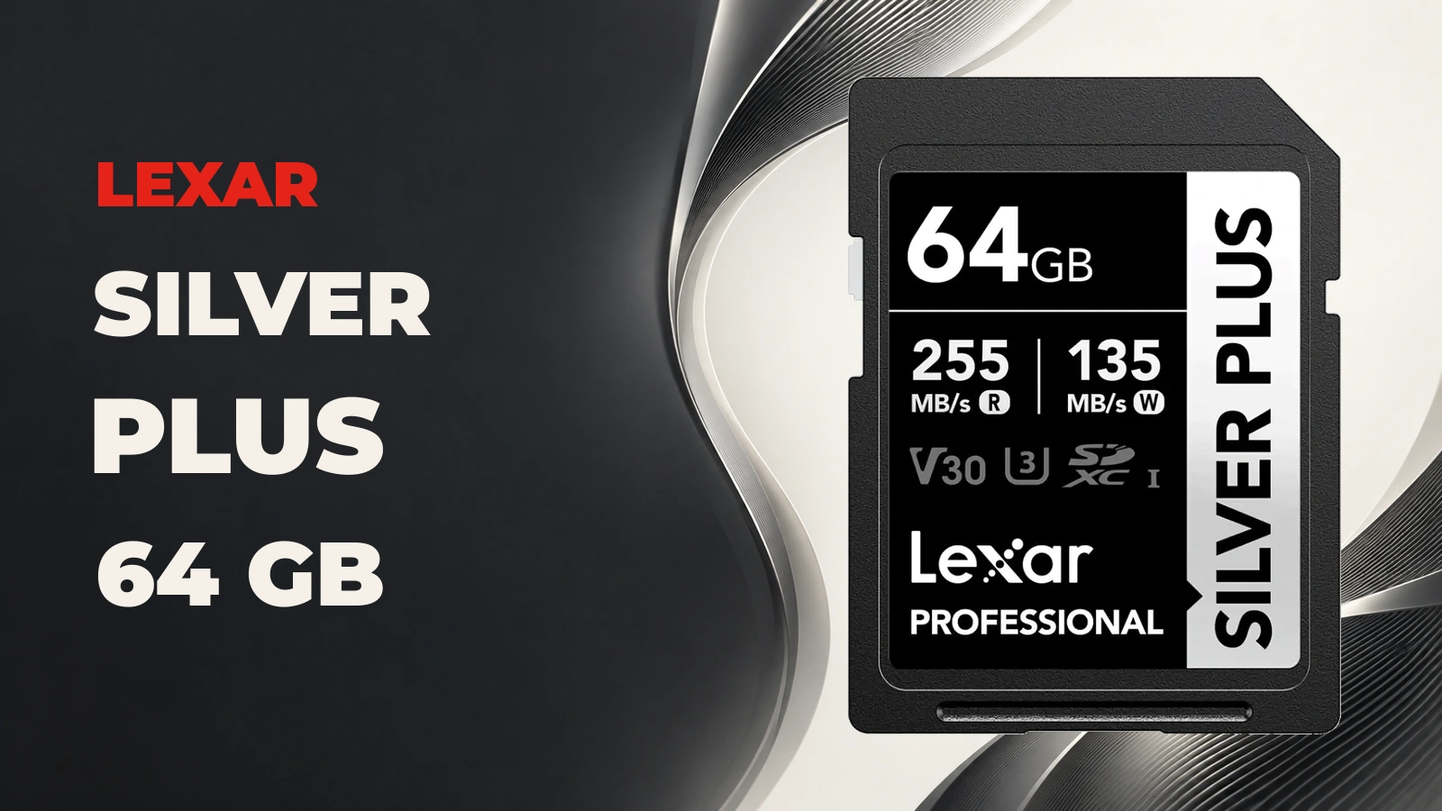 Lexar SILVER PLUS SD 64 GB 255/135 MB/s