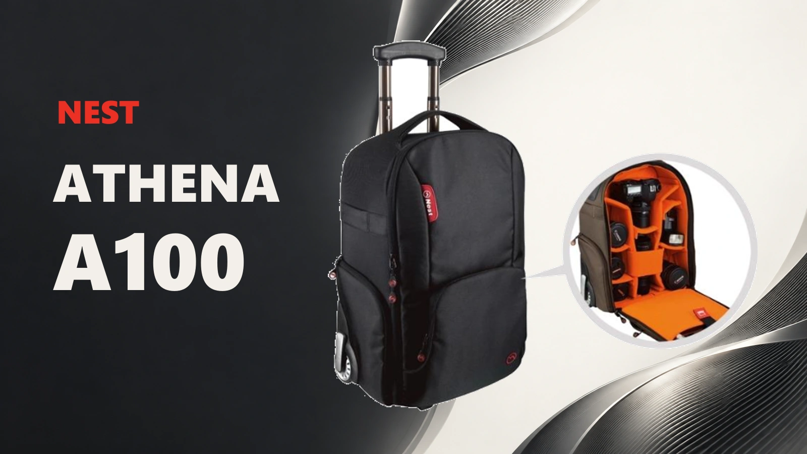 Nest Athena A100 com rodinhas