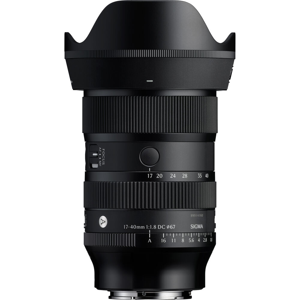 Sigma 17–40mm f/1.8 DC Art na versão Sony E