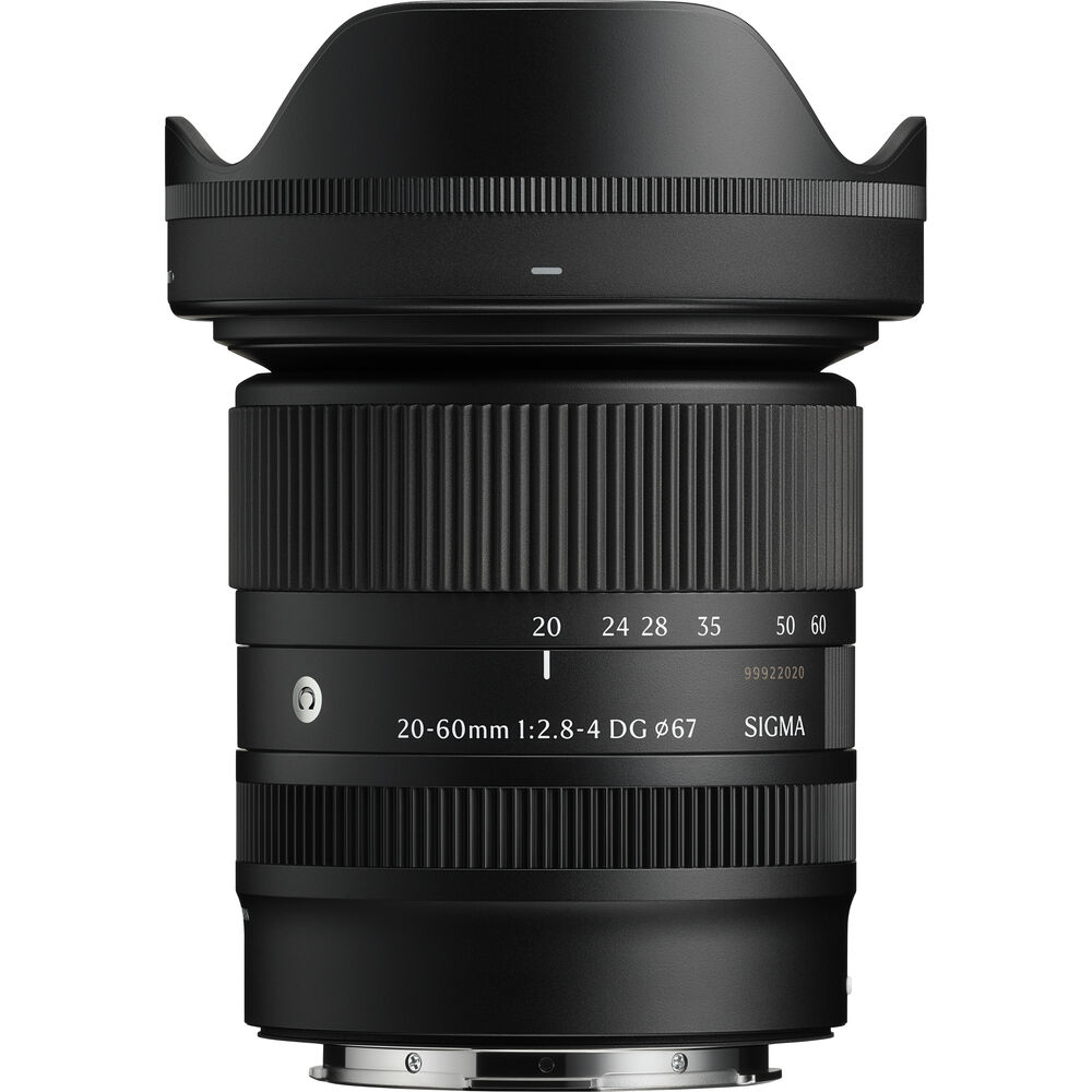 Lente Sigma 20-60mm f/2.8-4 DG Contemporary (L-Mount) — detalhe do corpo
