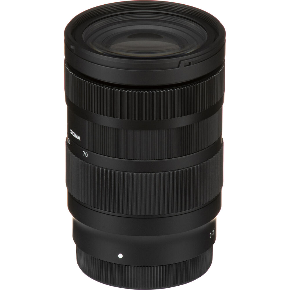 Lente Sigma 28-70mm f/2.8 DG DN Contemporary (L-Mount) — detalhe do corpo