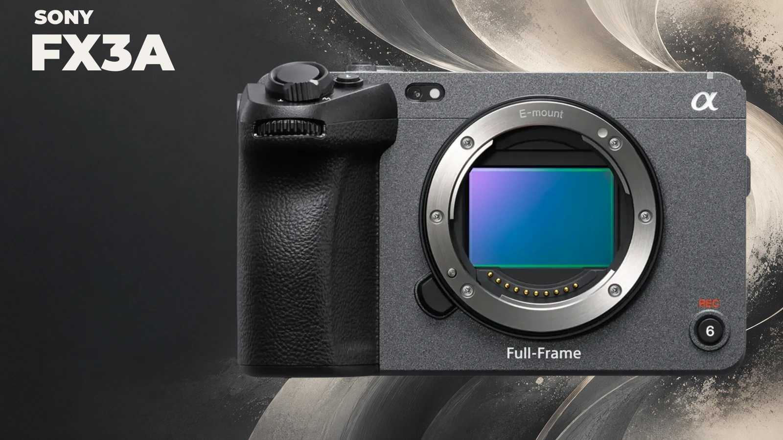 Sony FX3A — corpo com handle XLR