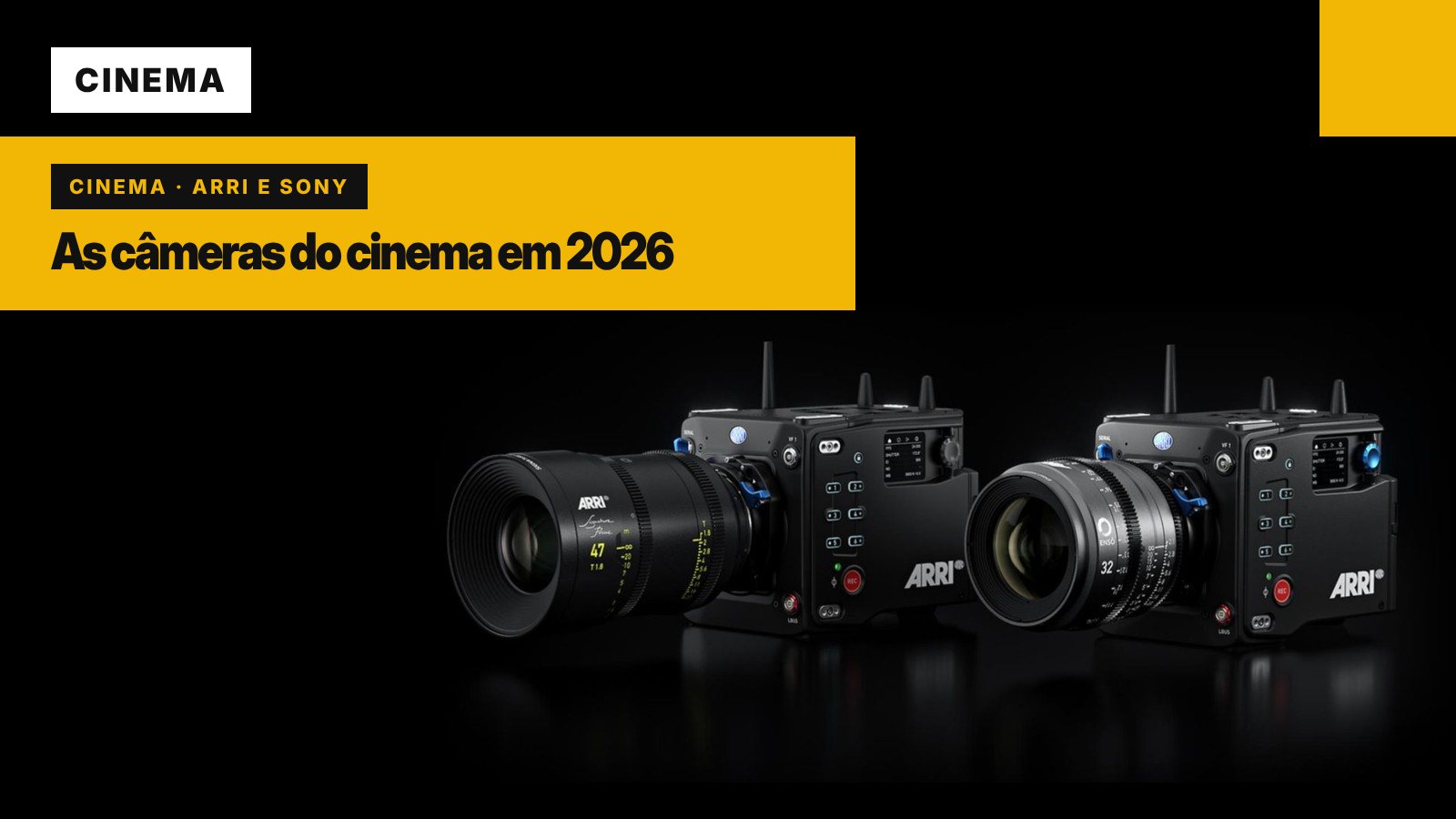 As câmeras mais usadas nos filmes de 2026, segundo os diretores de fotografia