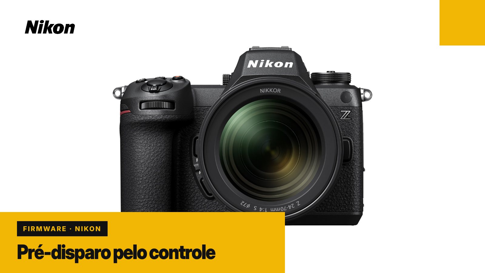 Nikon Z6III ganha pré-disparo pelo controle Bluetooth no firmware 2.01