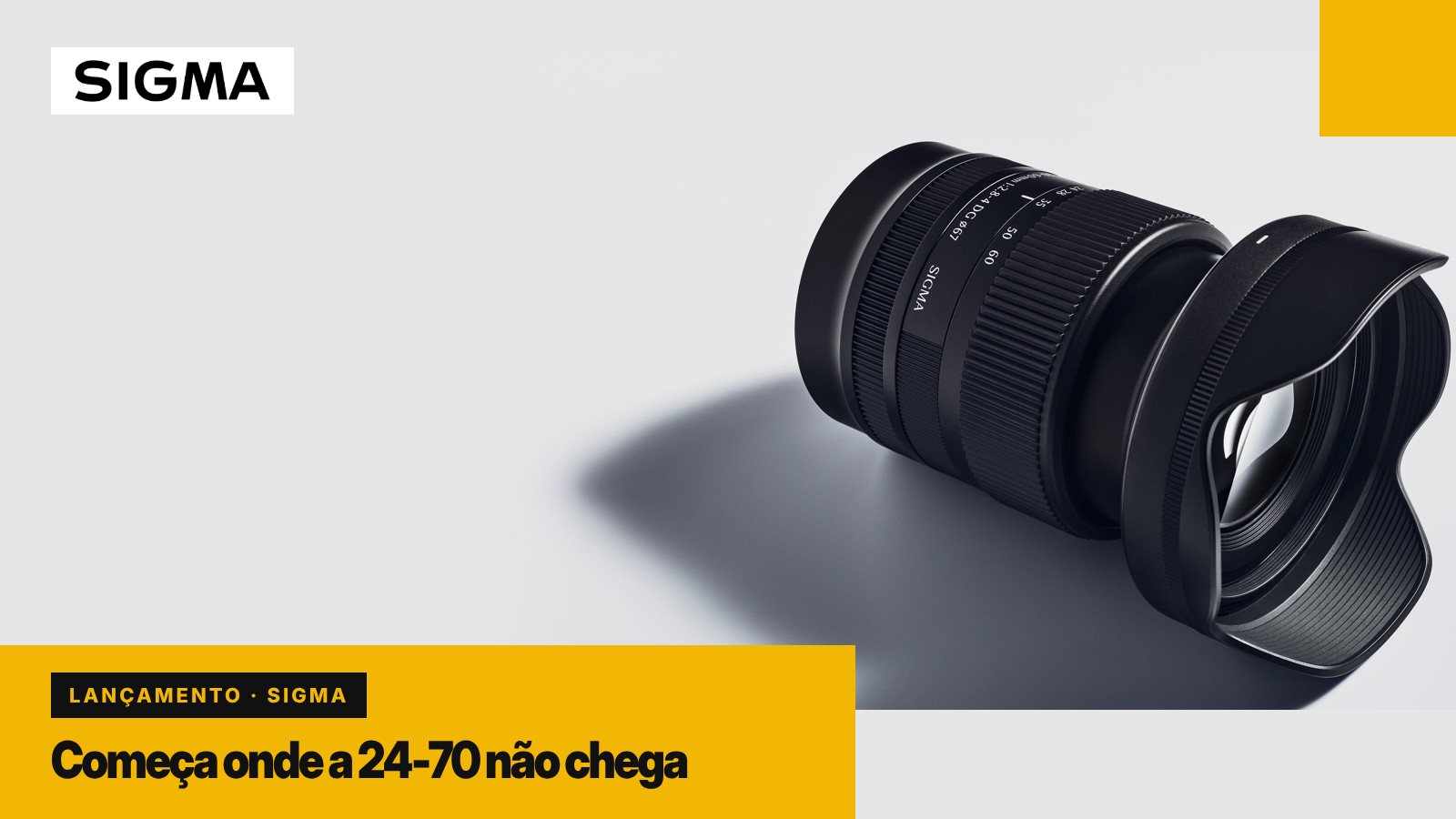 Sigma 20-60mm F2.8-4: o zoom de full-frame que começa onde a 24-70 não chega