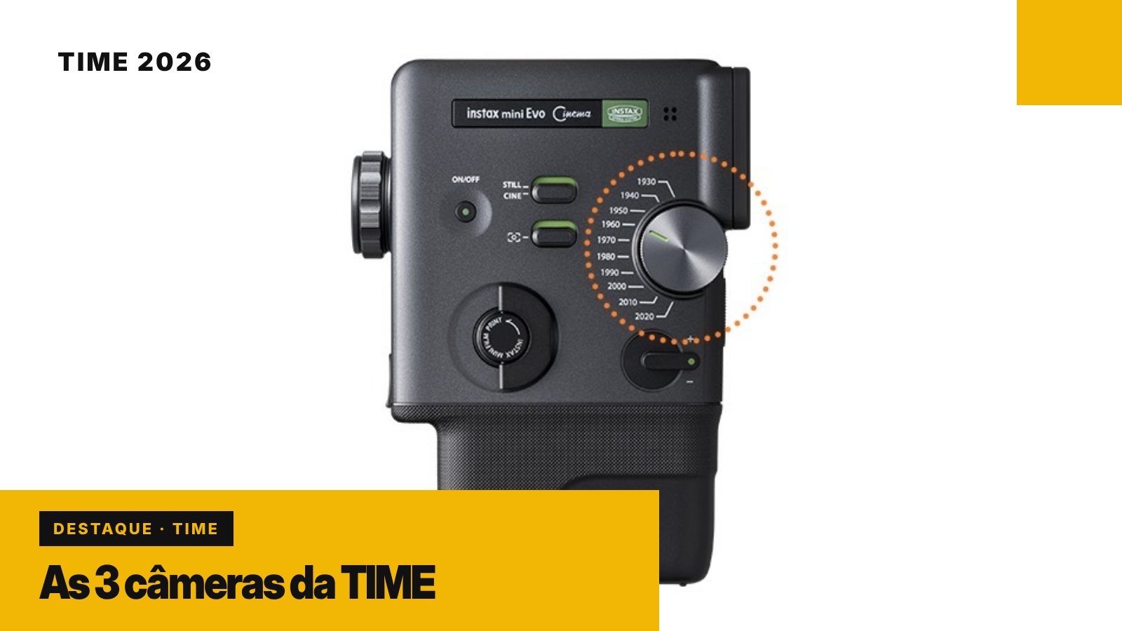 TIME coloca 3 câmeras entre as melhores invenções de 2026
